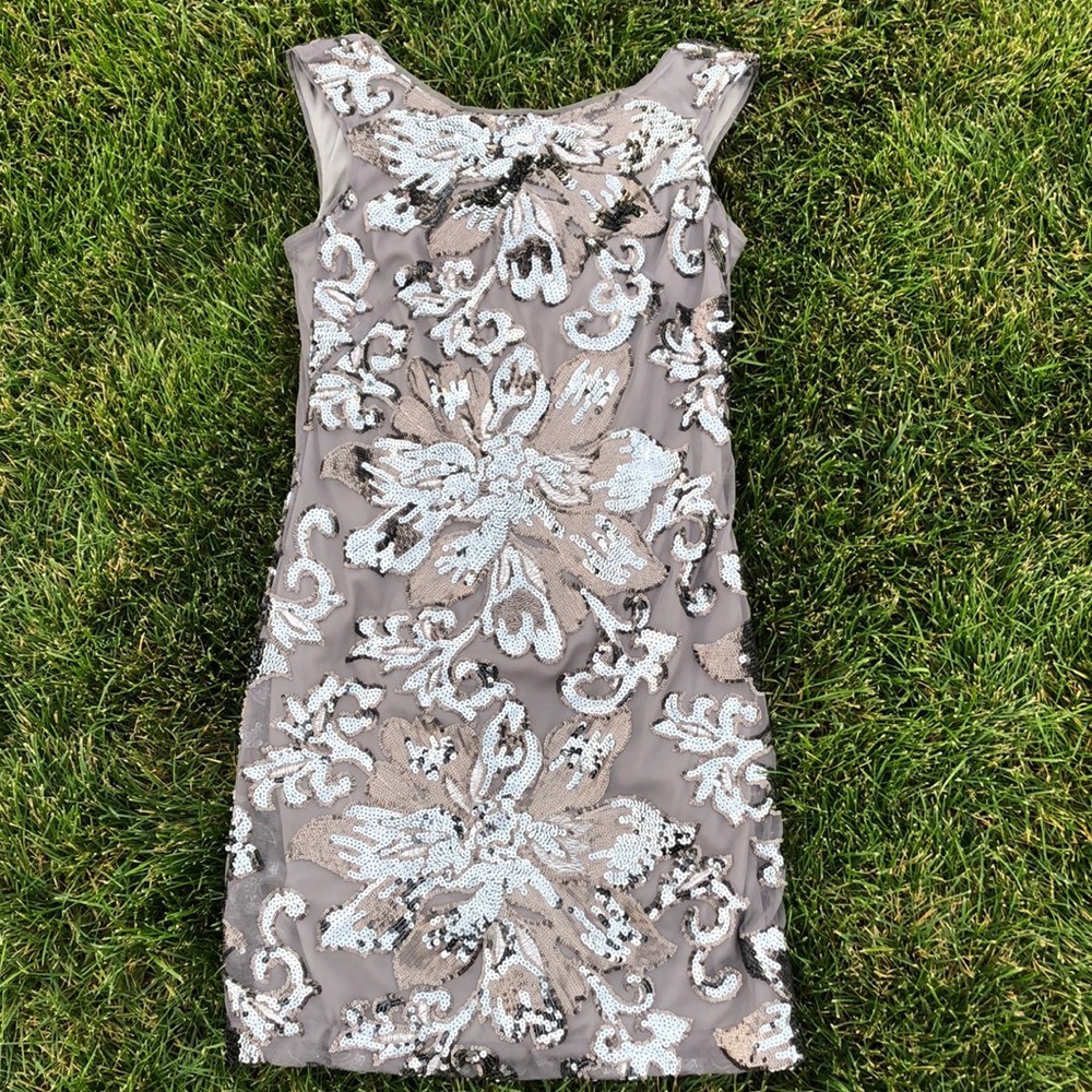 NWT WHBM Party sequined dress, size 0-2 (see measurements)